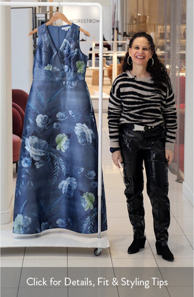 Rosalind Floral Evening Gown, sales video thumbnail