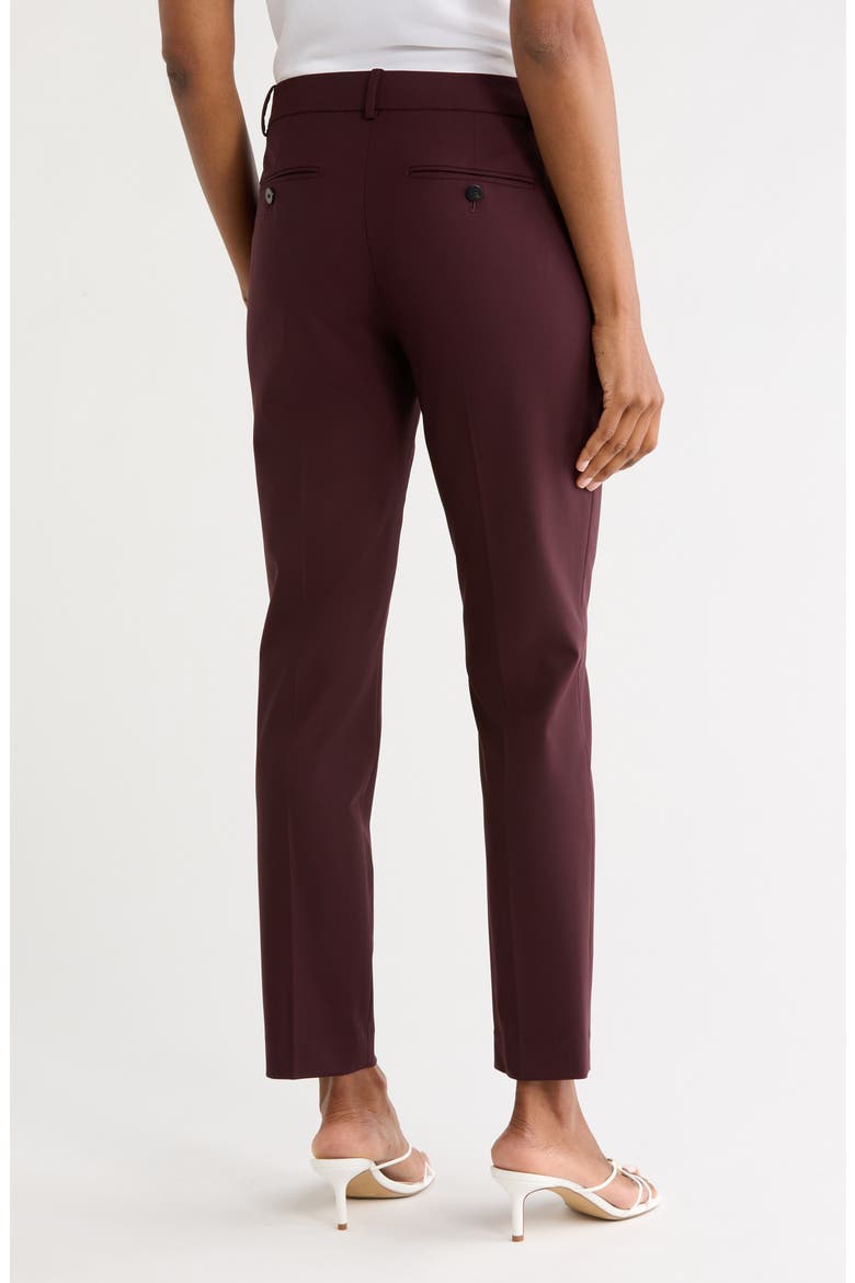 Testra Ankle Pants, Alternate, color, MERLOT