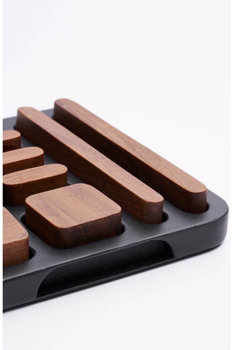 Tidy Set of 10 Magnets, Alternate, color, BLACK