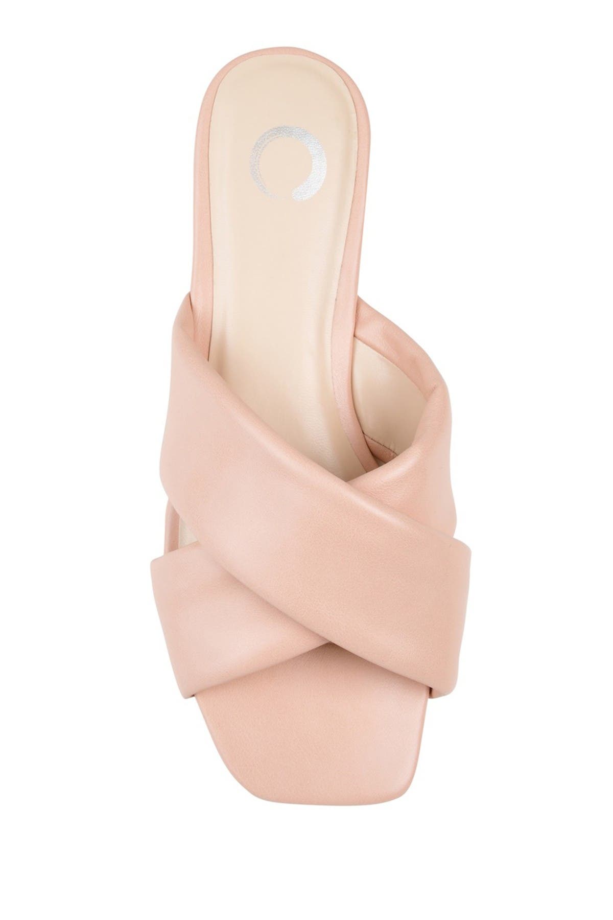 Journee Collection Carlotta Slide Sandal, Alternate, color, Blush
