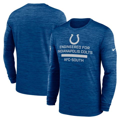 Men's Nike Royal Indianapolis Colts Sideline Velocity Performance Long Sleeve T-Shirt