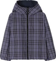Burberry Reversible Check Hooded Jacket