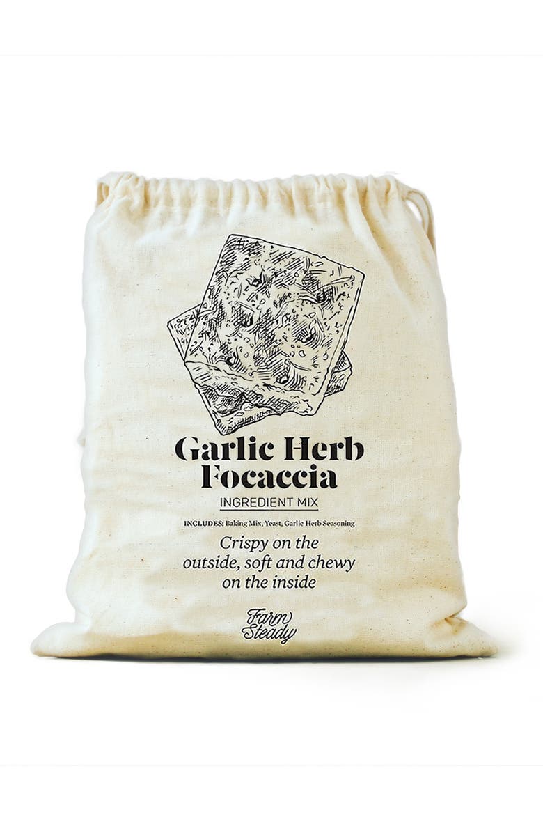 Brooklyn Brew Shop Garlic Herb Focaccia Making Kit, Main, color, Canvas