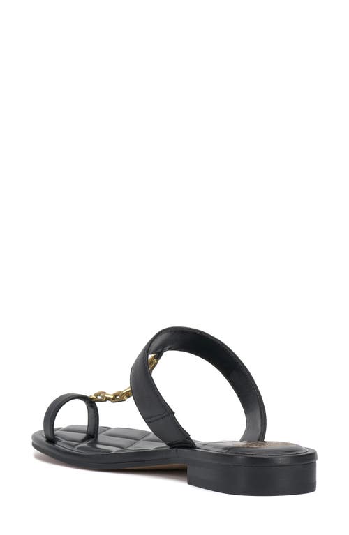 Vince Camuto Lexie Toe Loop Sandal In Black Bbyshp