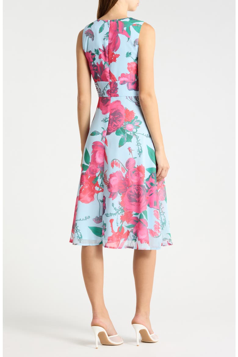 Olive Midi Dress, Alternate, color, ICY OVERGROWN GARDEN FLORAL