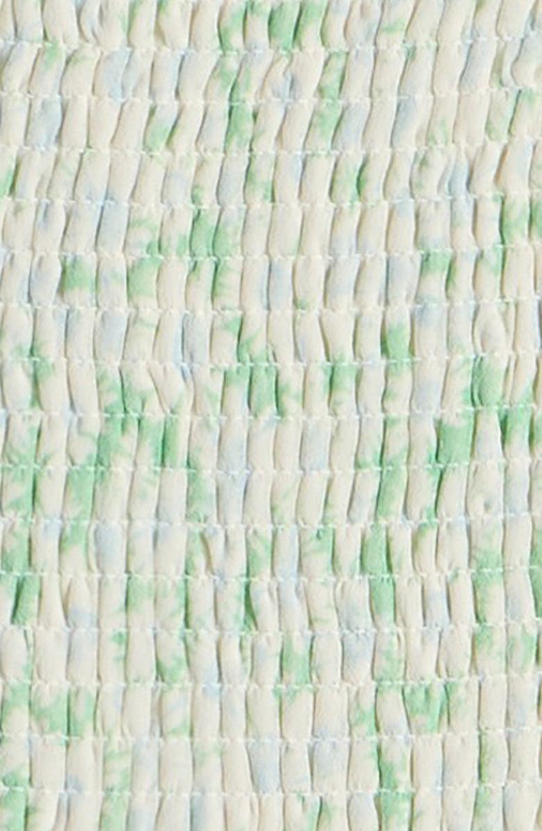 Nordstrom Kids' Floral Cotton Blend Sundress, Alternate, color, Green Screen Audrey Daisy