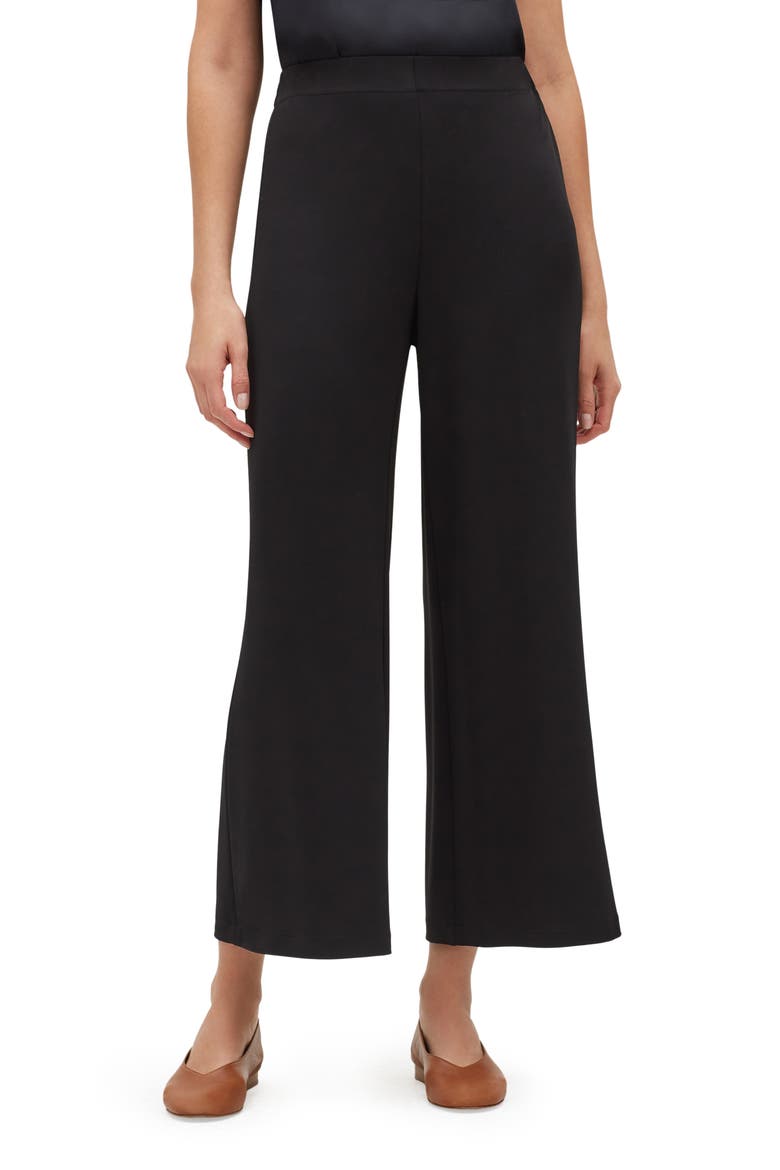 Riverside Crop Pants, Main, color, BLACK