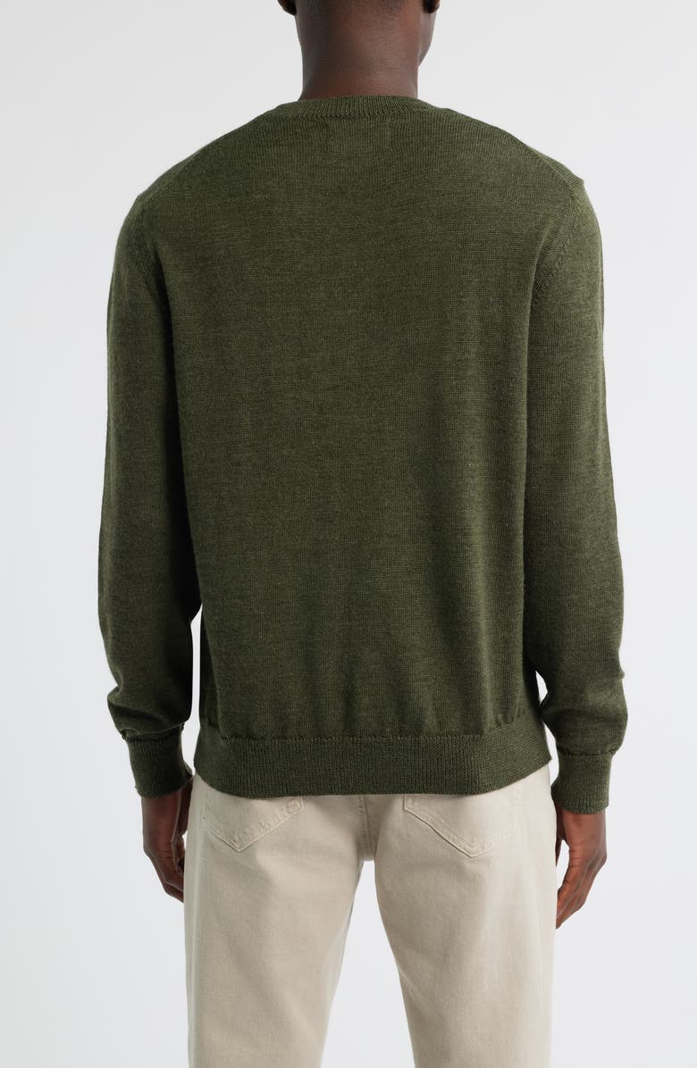 ALEX CRANE Campo Merino Wool Crewneck Sweater, Alternate, color, Pine