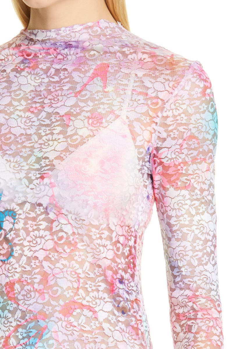 Collina Strada Cardio Nova Lace Top, Alternate, color,