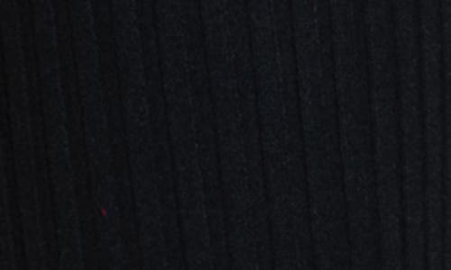 Mango Rib Flare Pants In Black