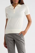 Theory Short Sleeve Wool Polo