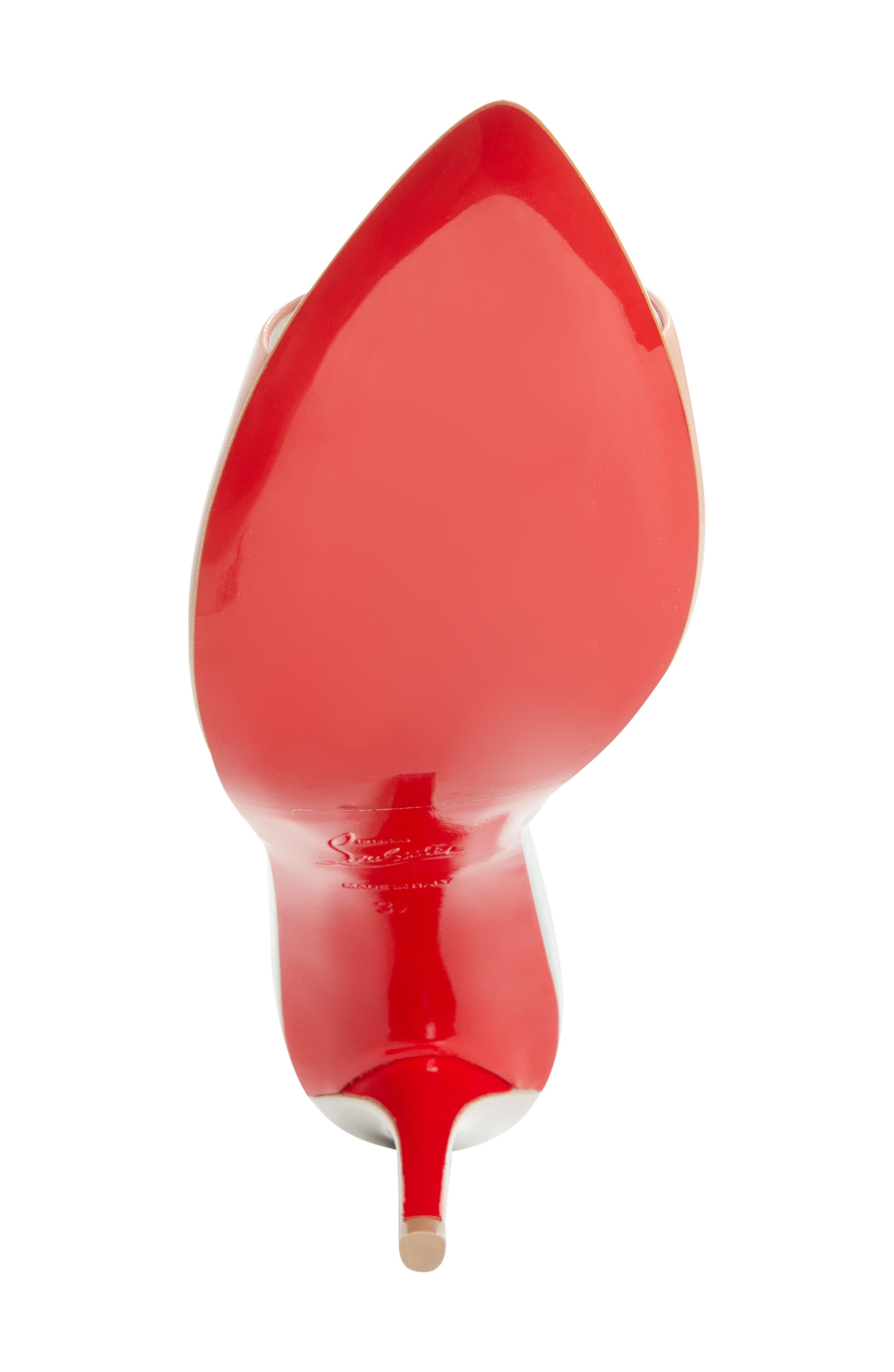 Christian Louboutin Miss Z Pointed Toe Sandal, Alternate, color, Palio/ Haiiro