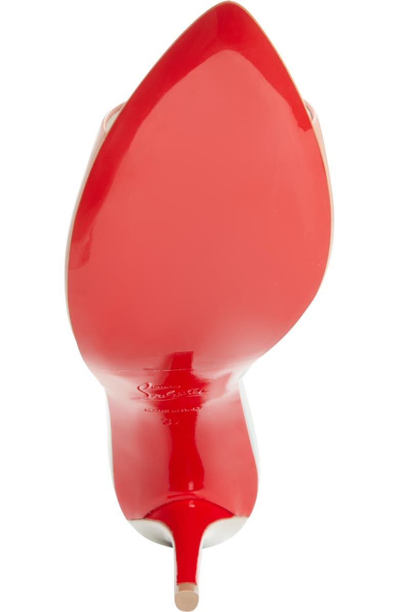 Christian Louboutin Miss Z Pointed Toe Sandal, Alternate, color, Palio/ Haiiro