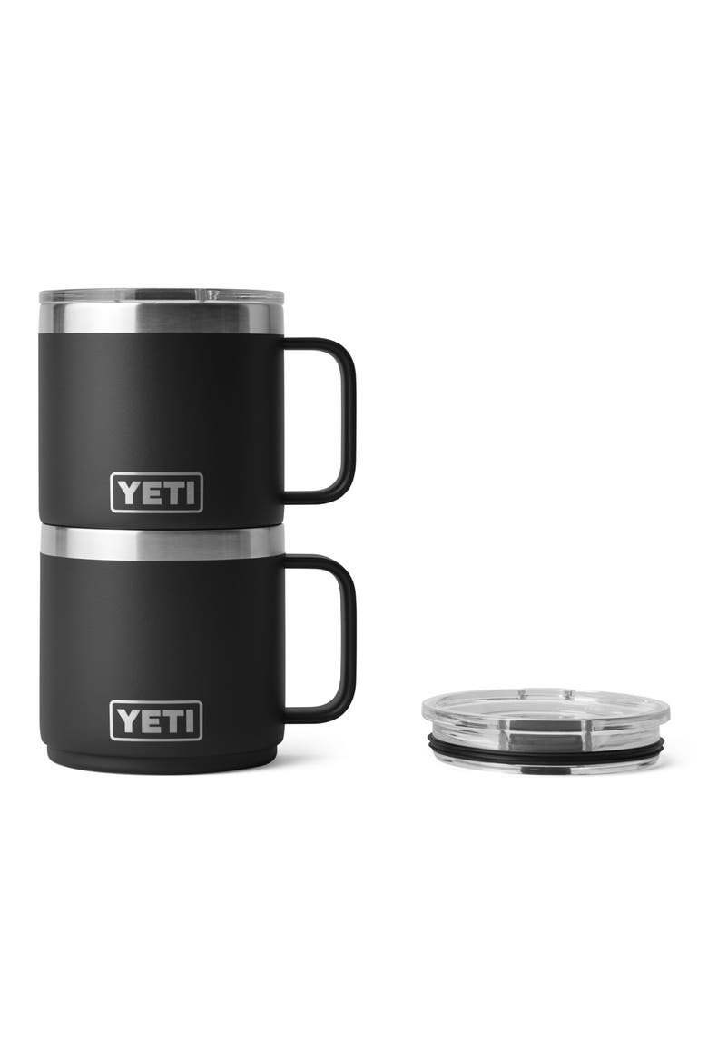 Rambler 14-Ounce Stackable Mug, Alternate, color, BLACK