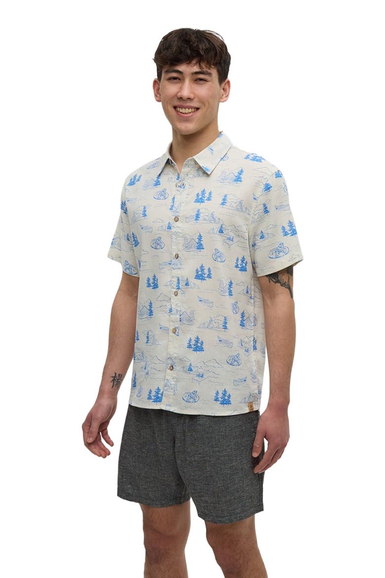 Redwood Shirt, Alternate, color, WhiteOakHeather/Lake Sasquatch