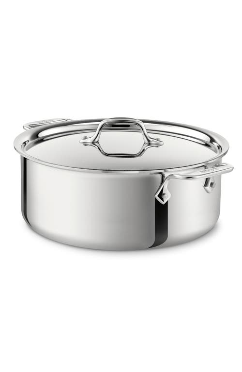 All-Clad 6-Quart Stainless Steel Stockpot with Lid in Silver  product