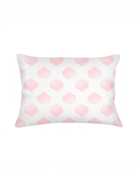Retro Shell Linen Pillow with Down Insert