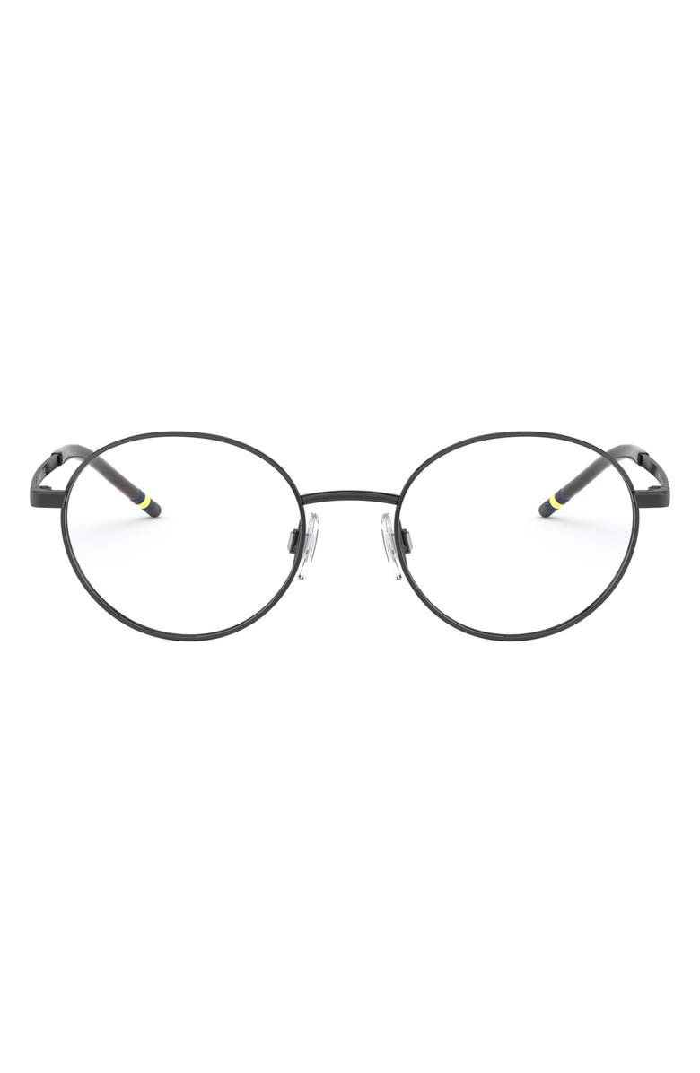 Polo Ralph Lauren 51mm Round Optical Glasses, Main, color,