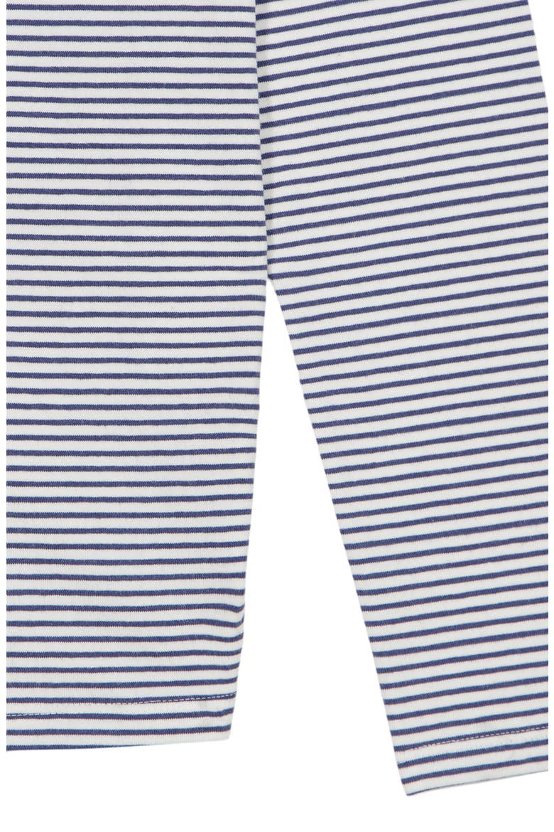 Kids' Striped Long Sleeve T-Shirt, Alternate, color, WHITE