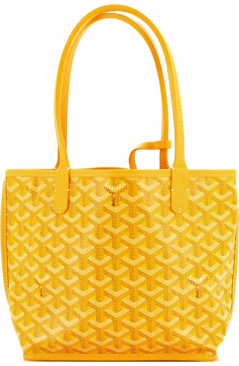 Pre-Owned Goyard Anjou Reversible Tote Coated Canvas Mini, Main, color,