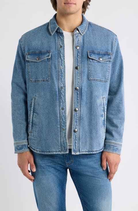Santa Ynez Fleece Lined Denim Shirt Jacket