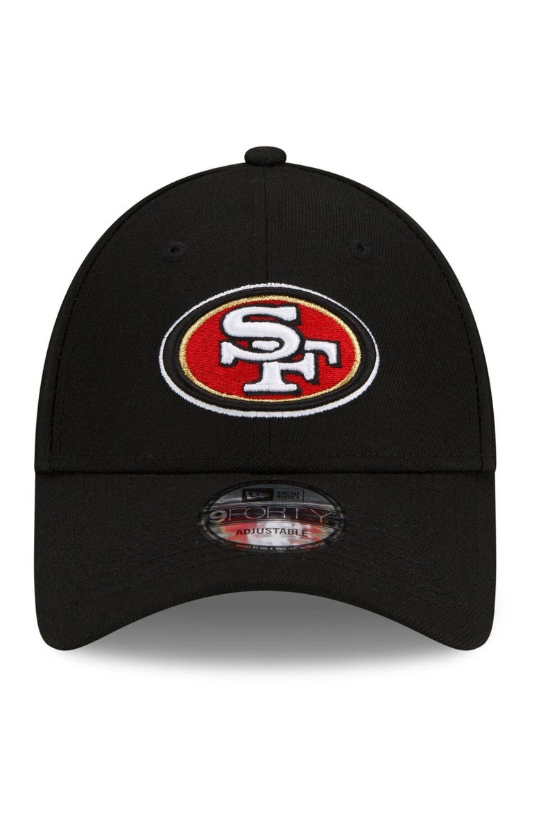 New Era Men's New Era Black San Francisco 49ers Team The League 9FORTY Adjustable Hat, Alternate, color, 