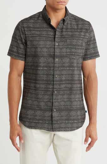 Union Print UB Tech Short Sleeve Stretch Aero Mesh Button-Up Shirt