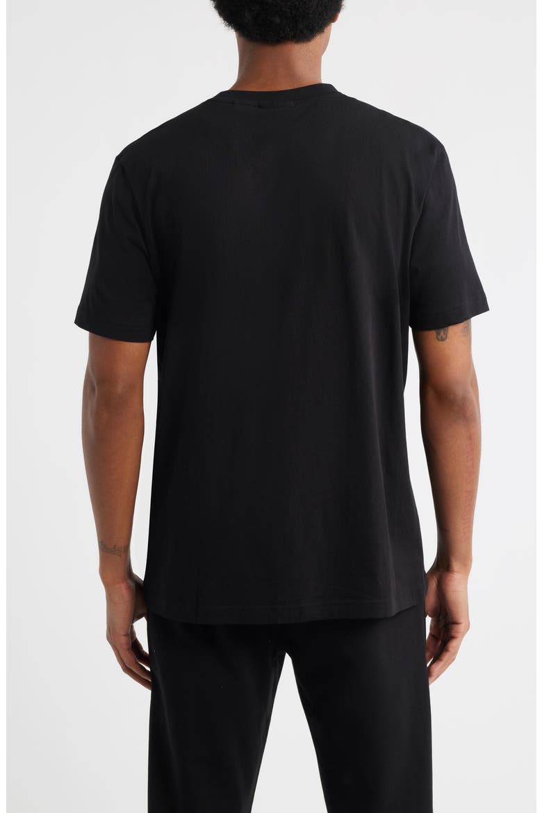Danotie Logo Patch T-Shirt, Alternate, color, BLACK