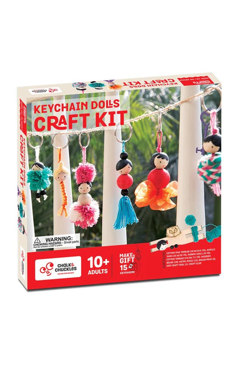 Chalk & Chuckles Keychain Dolls, Main, color, NO COLOR