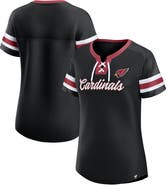 FANATICS Women's Fanatics Black Arizona Cardinals Original State Lace-Up T-Shirt