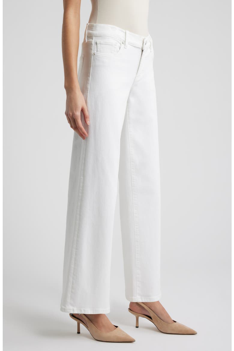 Le Slim Palazzo Jeans, Alternate, color, WHITE