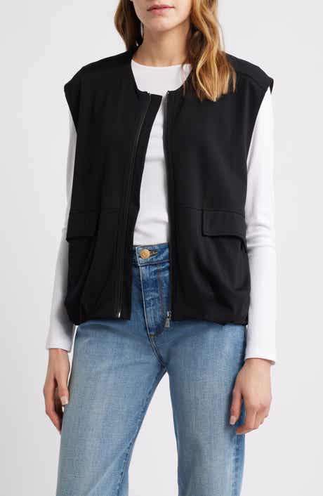 Wit & Wisdom Knit Zip-Up Vest