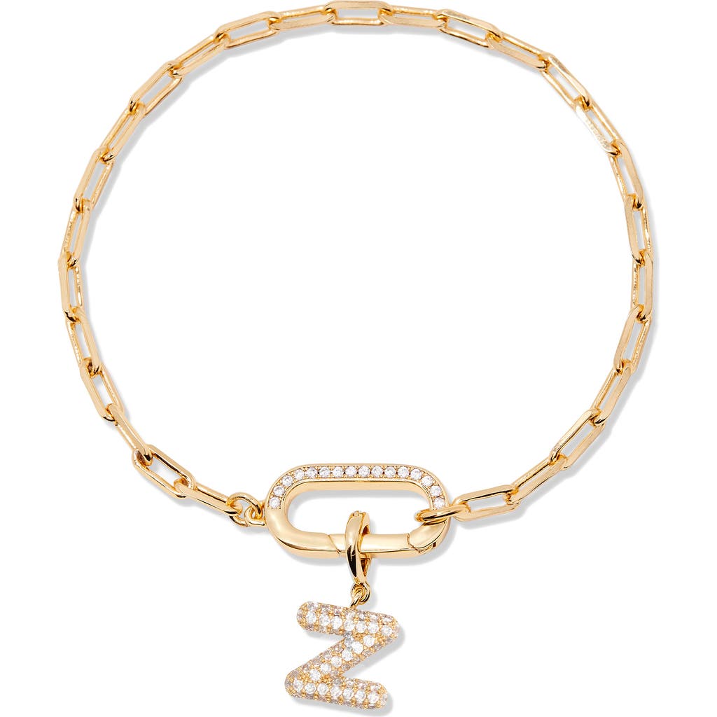 Brook & York Brook And York Petra Initial Charm Bracelet In Gold Z