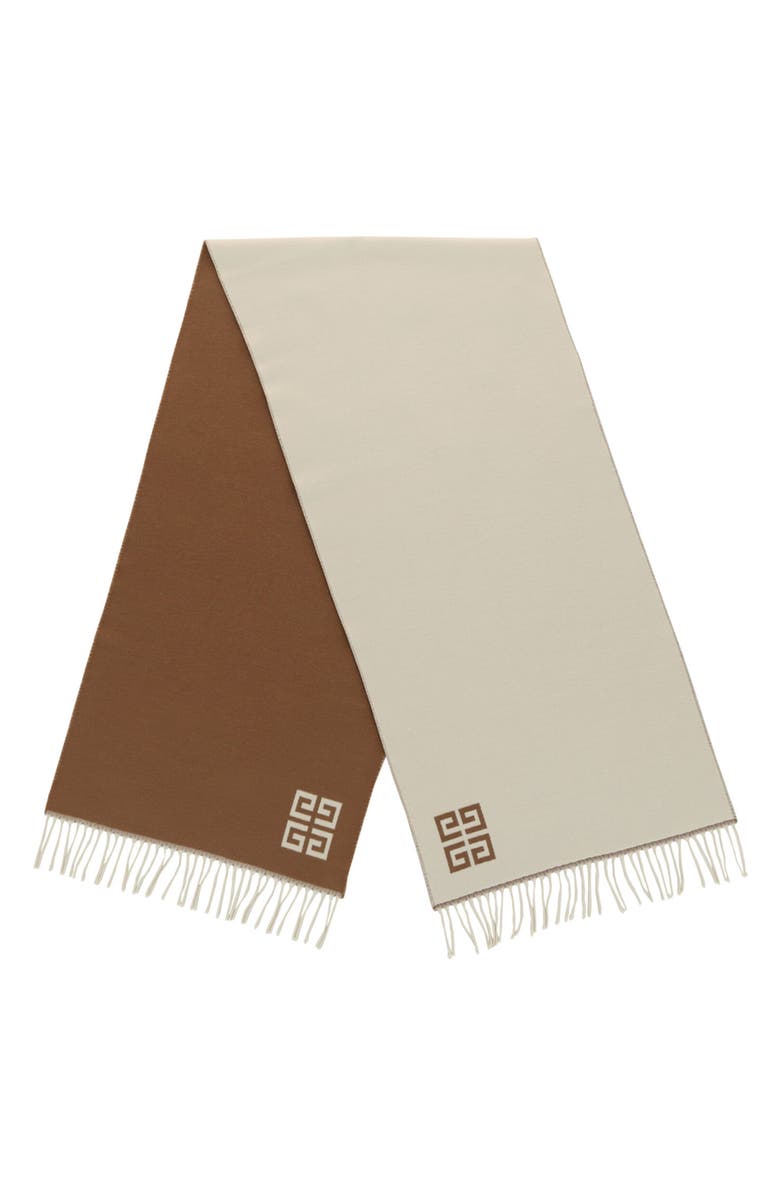 Givenchy 4G Reversible Wool Scarf, Alternate, color,