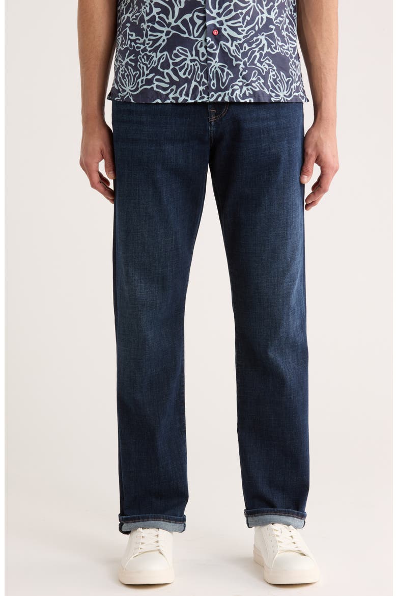 Matt Straight Leg Jeans, Main, color, FEATHER BLUE