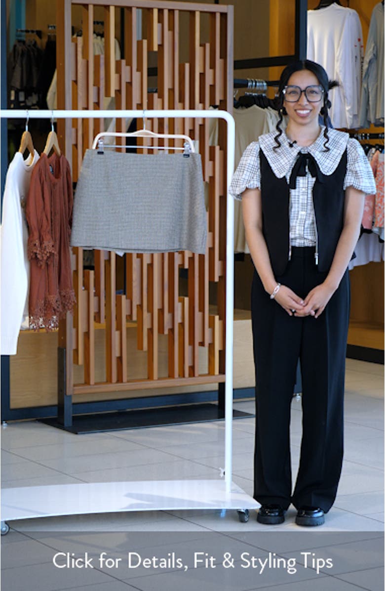 Carla Houndstooth Miniskirt, sales video thumbnail