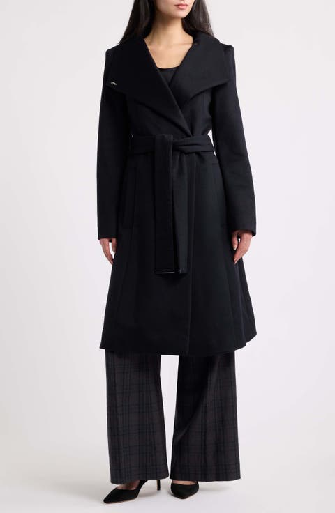 Calegan Wool & Cashmere Wrap Coat