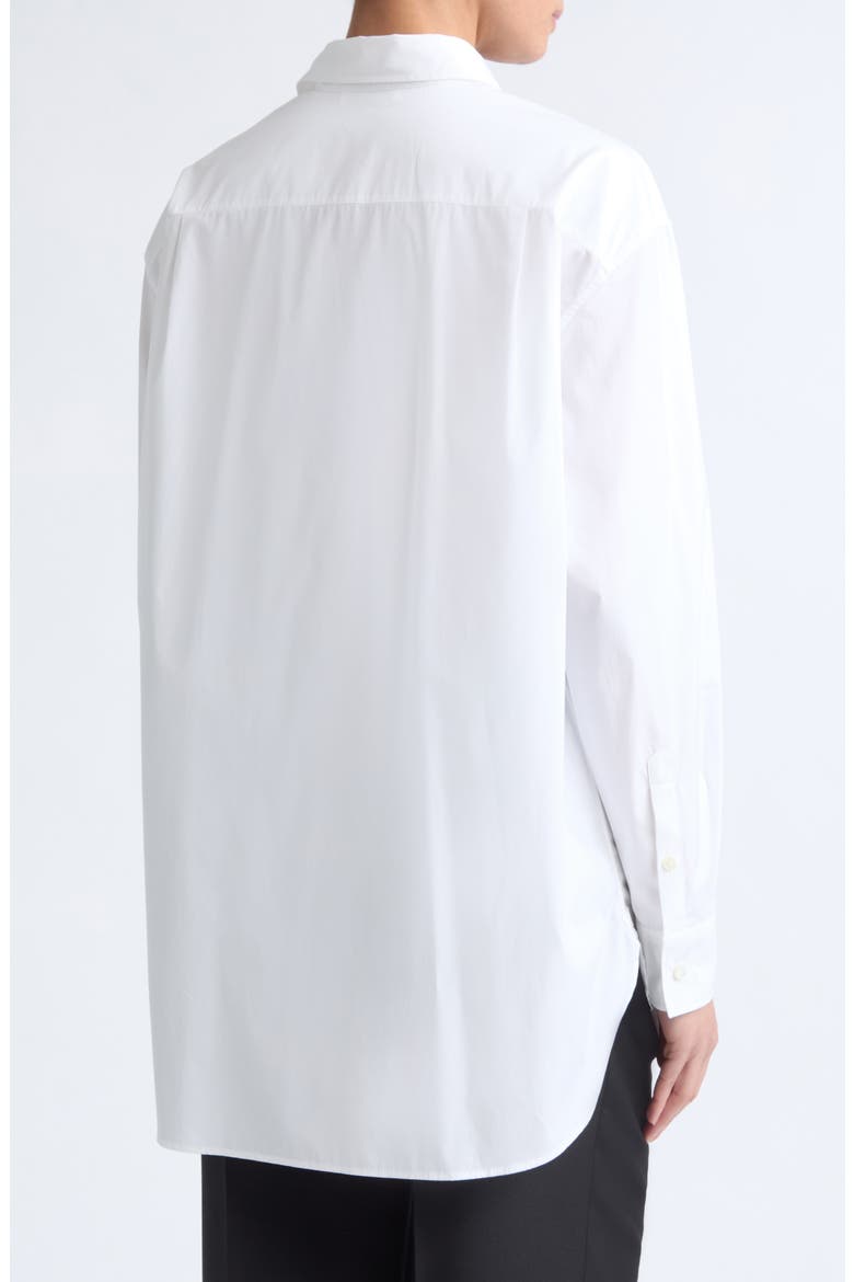 Cotton Long Sleeve Shirt, Alternate, color, OPTIC WHITE