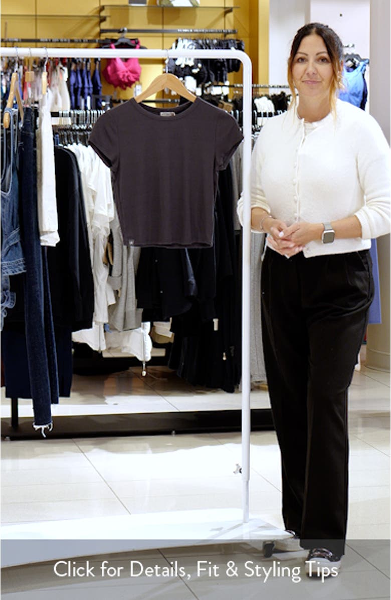 Malibu Collection<sup>®</sup> Crop T-Shirt, sales video thumbnail