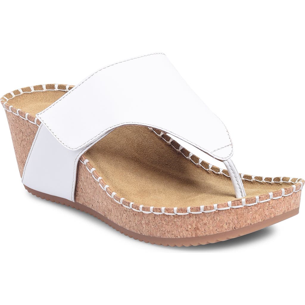 Comfortiva Edwyn Platform Wedge in White  product