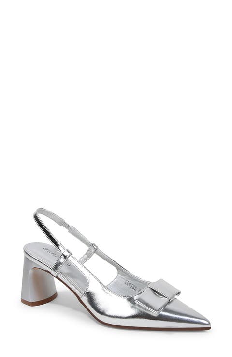 Block Heel Slingback Sandal