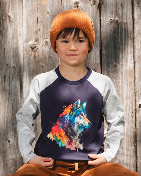 Long Raglan Sleeve Jersey Tee (Little Kid & Big Kid)