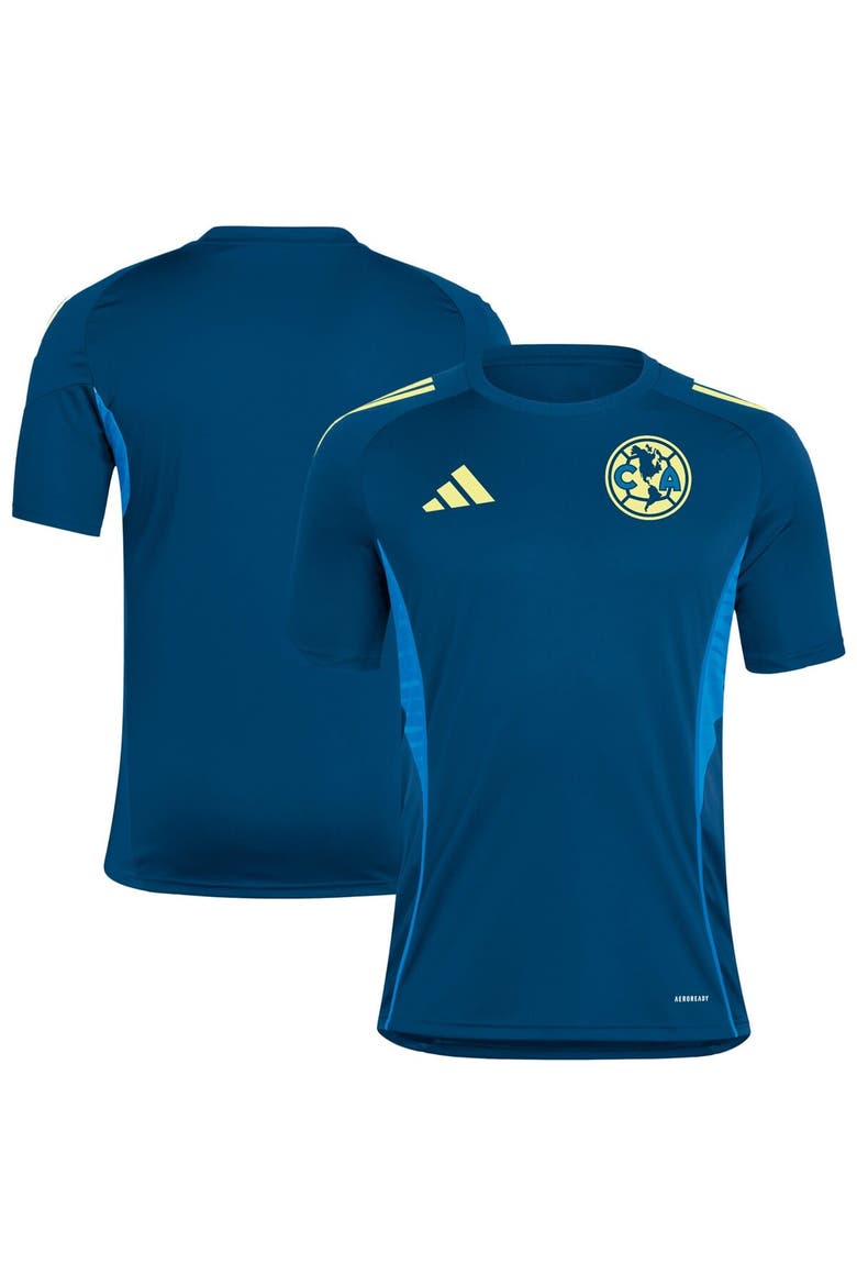Men's adidas Navy Club America AEROREADY Training Jersey, Main, color, Navy