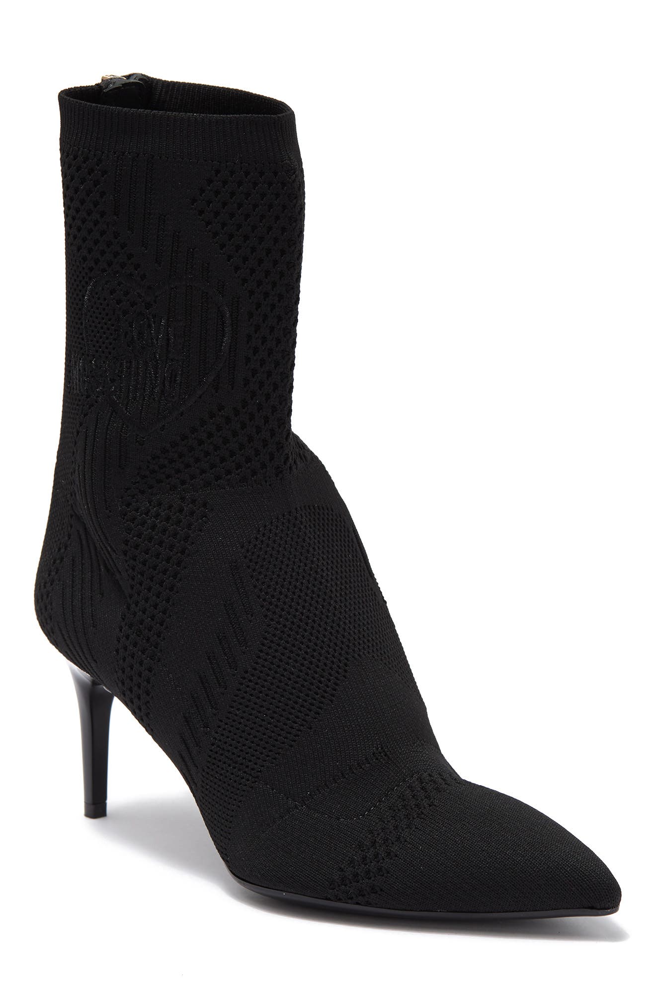 Love Moschino Sock Knit Bootie, Main, color, 