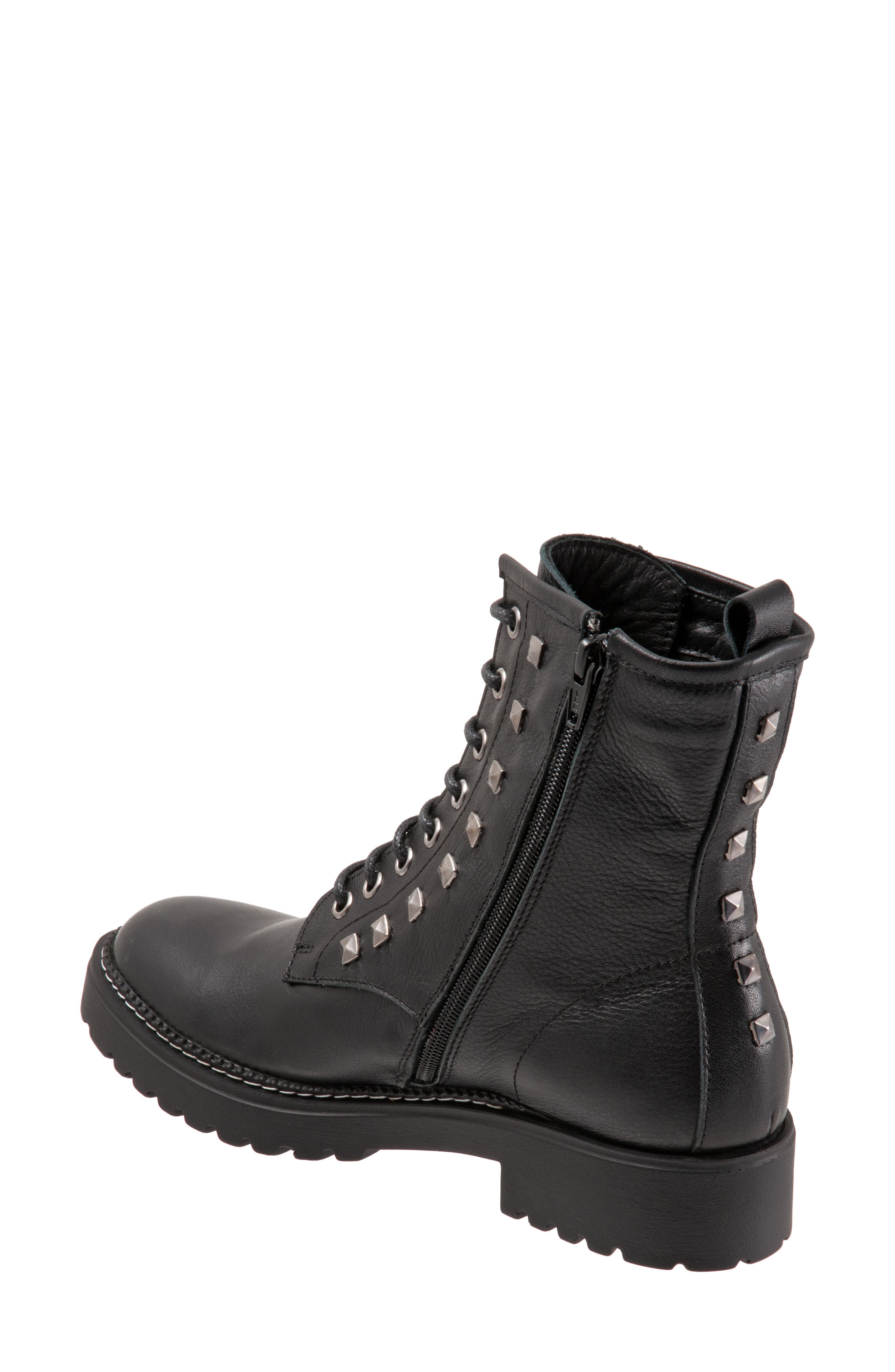 Bueno Studded Combat Boot, Alternate, color, 
