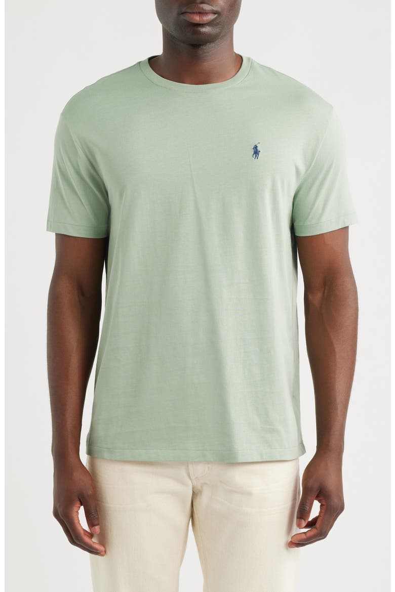 Classic Fit Jersey Crewneck T-Shirt, Main, color, LIGHT GREEN