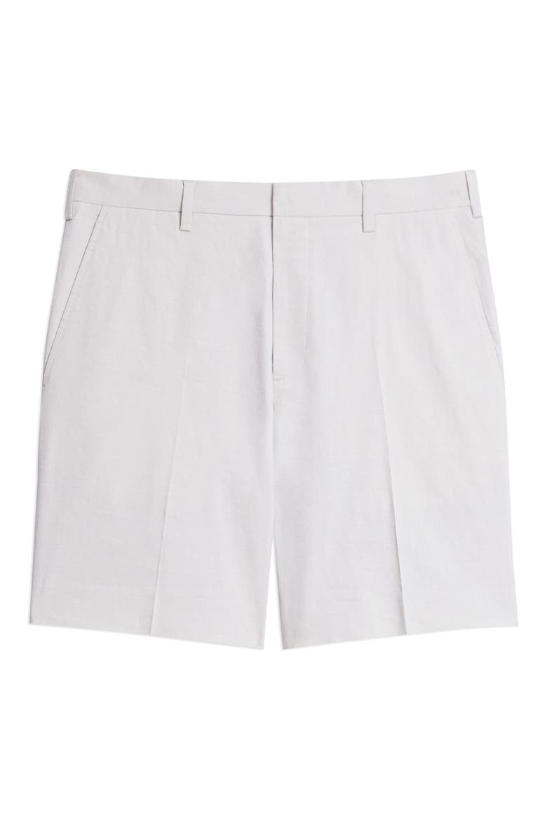 Standard Good Linen Blend Shorts, Alternate, color, SILVER CLOUD