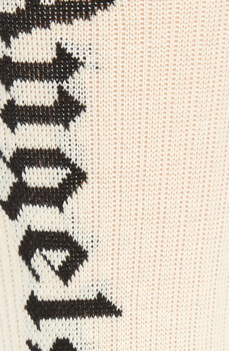 Palm Angels Classic Logo Cotton Blend Crew Socks, Alternate, color, 