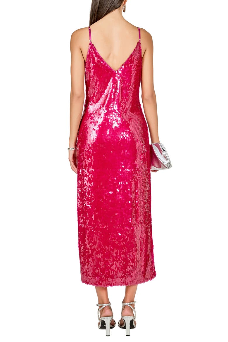 Sequin Slipdress, Alternate, color, MAGENTA