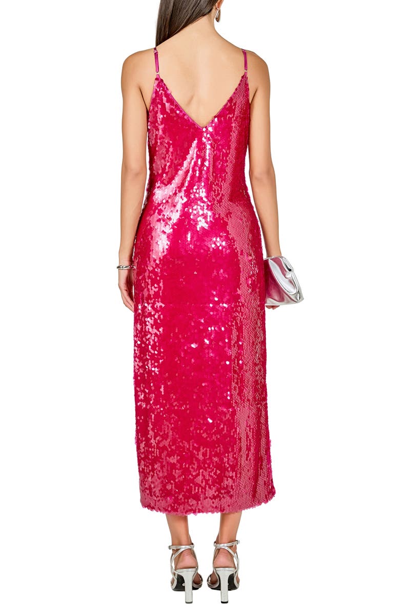 Endless Rose Sequin Slipdress, Alternate, color, Magenta